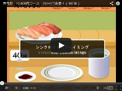 寿司打のタイピング動画